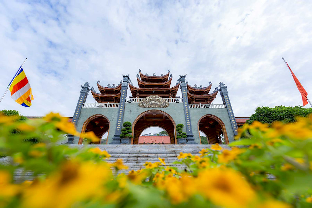 The Tam Quan Gate stands majestically